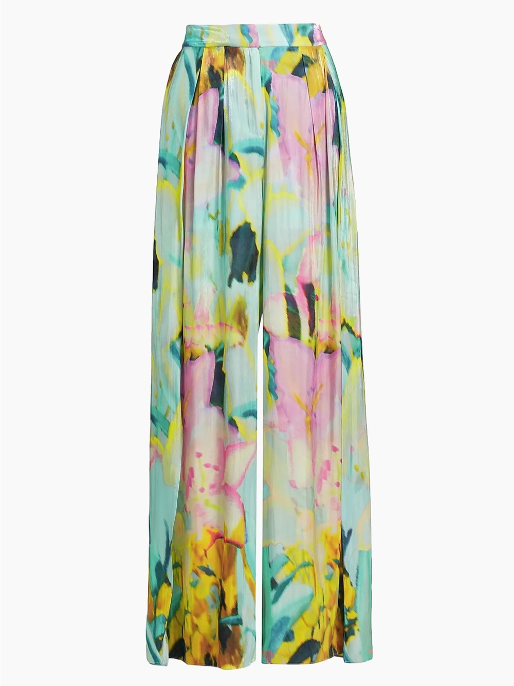 KOBI HALPERIN
Loretta Wide-Leg Metallic Satin Pants